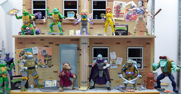 Teenage Mutant Ninja Turtles Animated Series Diorama