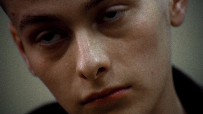 Edward Furlong's Danny Vinyard looks dazed in closeup in American History X
