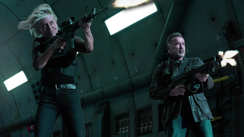 Linda Hamilton y Arnold Schwarzenegger filman Terminator: Destino Oscuro