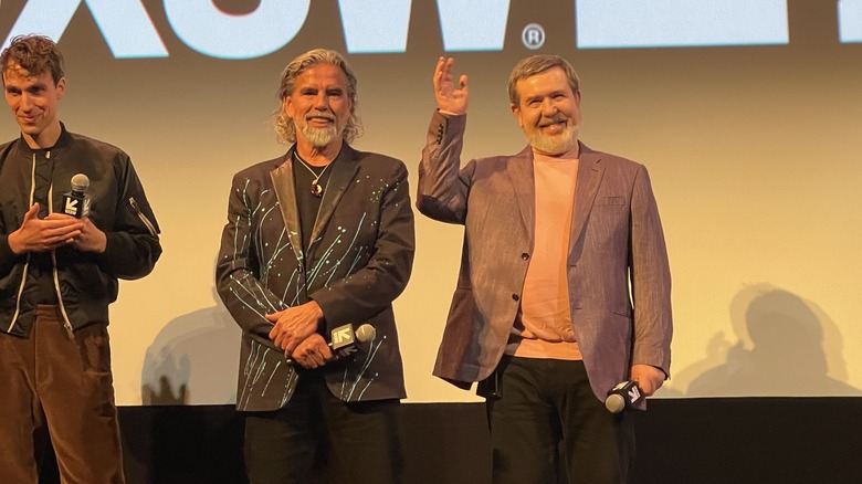 Henk Rogers and Alexey Pajitnov during the SXSW Q&A for Tetris