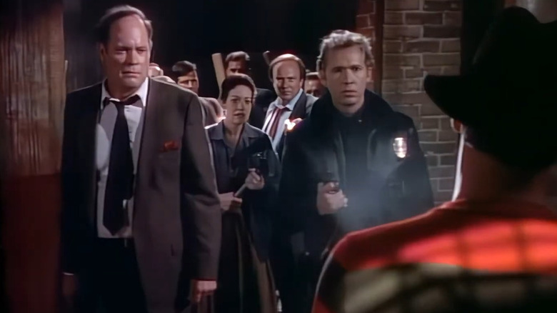Freddy cornered by the cops in Freddy's Nightmares