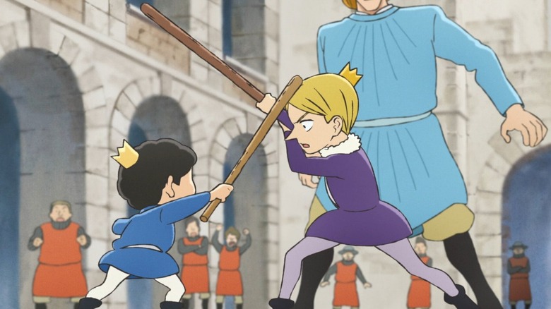 The one true king Bojji fighting