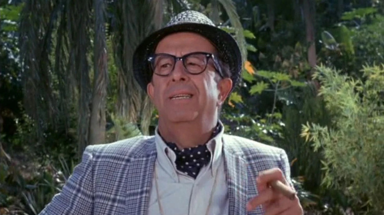 Phil Silvers as Harold Hecuba holding a cigar on Gilligan's Island