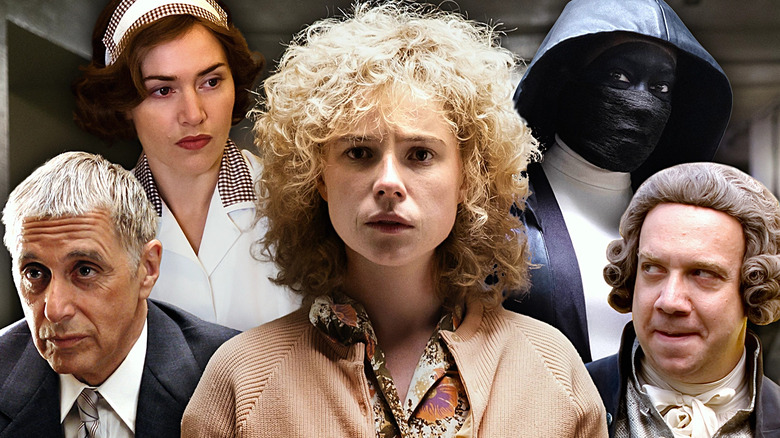 Jessie Buckley in Chernobyl, Regina King in Watchmen, Kate Winslet in Mildred Pierce, Al Pacino in Angels in America, and Paul Giamatti in John Adams