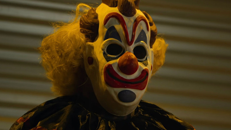 Justin Marxen as the clown in Haunt