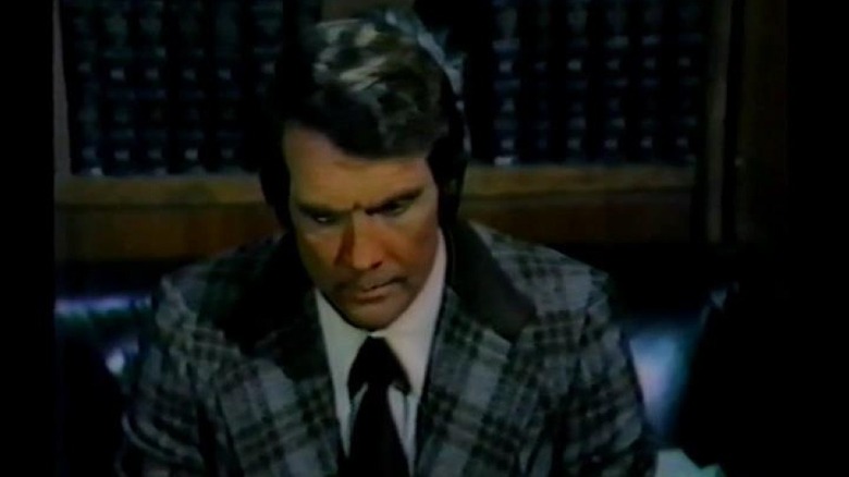 Lee Majors as Frank, sad in Just a Little Inconvenience