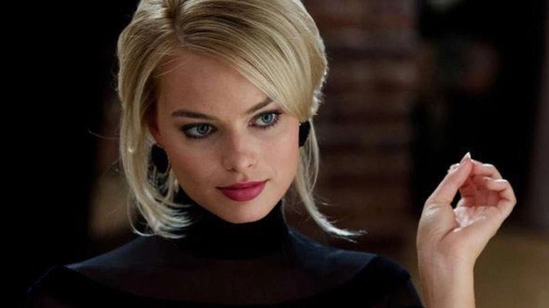 Margot Robbie in "The Wolf of Wall Street" wearing turtleneck