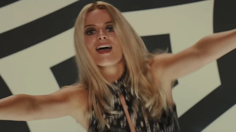 Margot Robbie as Sharon Tate dancing