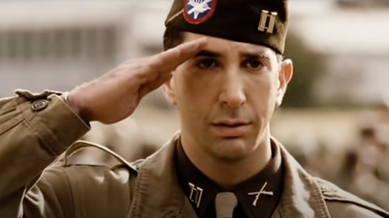 Captain Sobel salutes