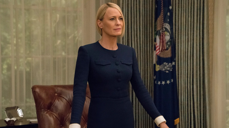 Robin Wright in Oval Office House of Cards