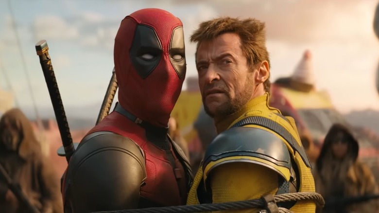 Deadpool and Wolverine face to face in Deadpool & Wolverine