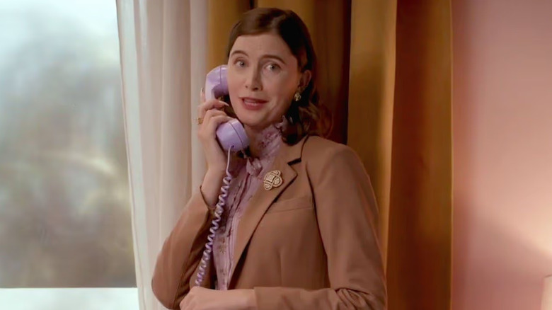 Vic Michaelis on the phone in Very Important People