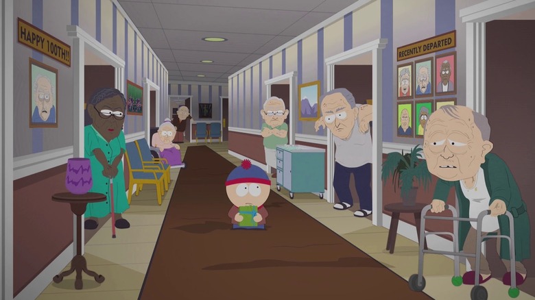 Stan Marsh in the retirement home on South Park