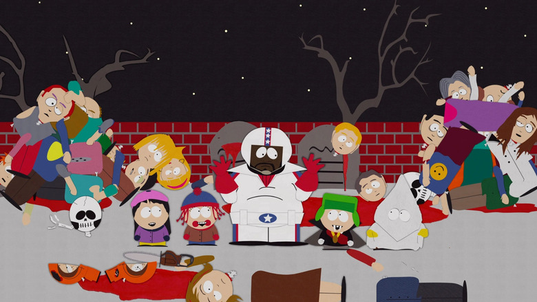 The chaos and carnage of the Pinkeye episode of South Park