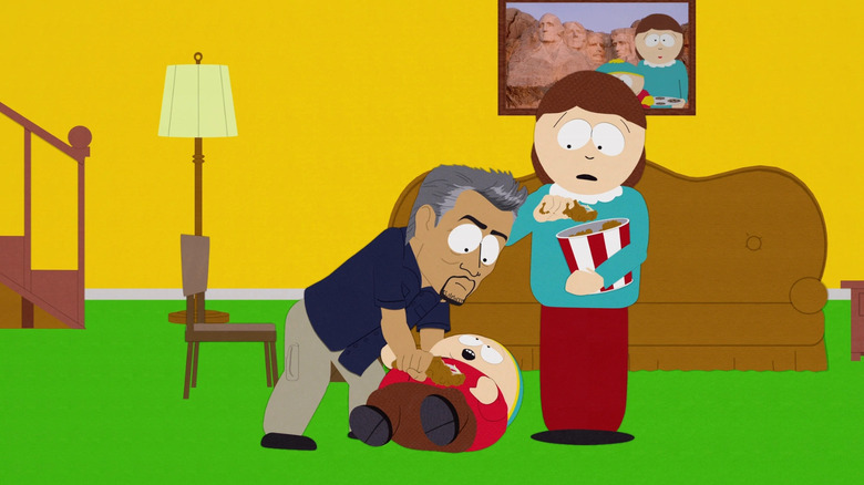 Cesar Milan, Eric, and Liane Cartman on South Park