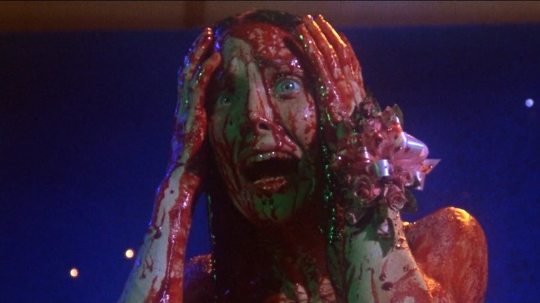 Carrie White covered in pig's blood