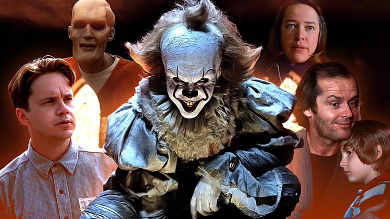 Andy Dufresne, Moonlight Man, Pennywise, Annie Wilkes, Jack Torrance, and Danny Torrance