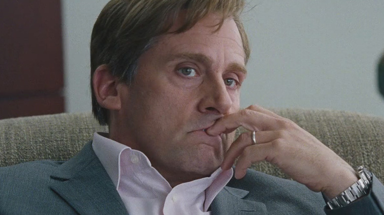 The Big Short's Steve Carell looking pensive