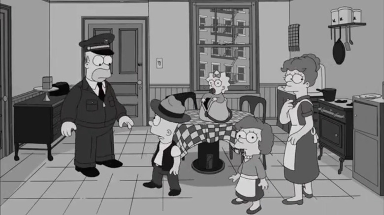 The Simpsons in The Honeymooners universe