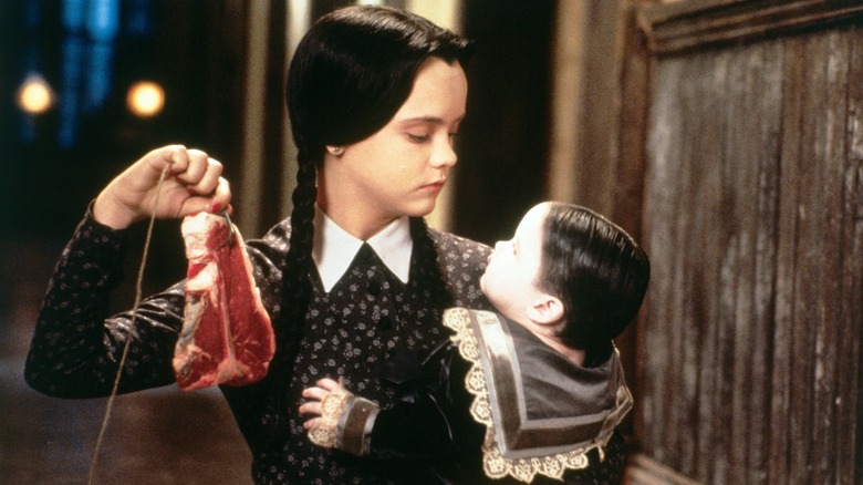 Wednesday and Pubert in Addams Family Values