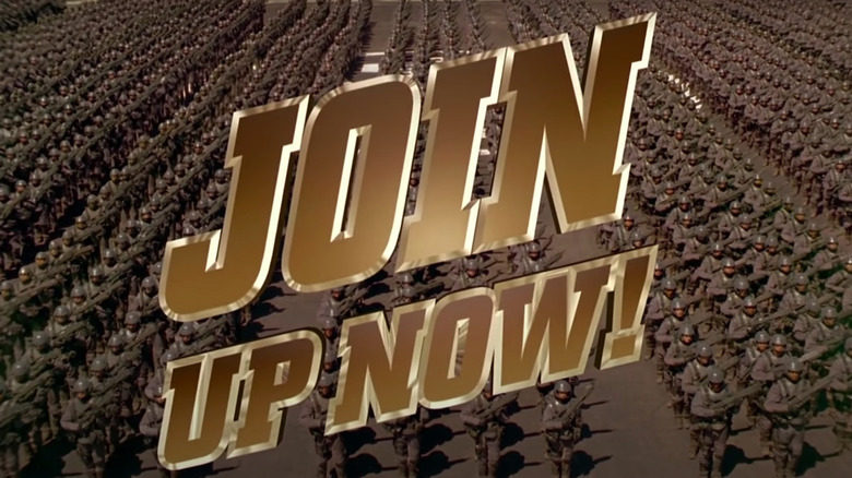 "JOIN UP NOW" propaganda film