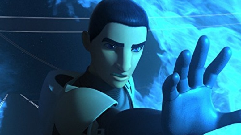 Ezra Bridger using the Force