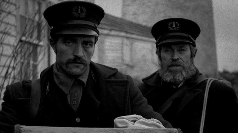 Robert Pattinson and Willem Dafoe in The Lighthouse