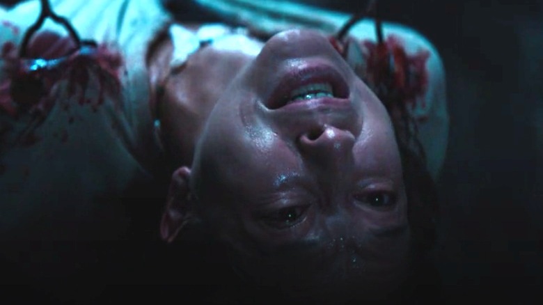 Aoife Hinds trapped by Pinhead