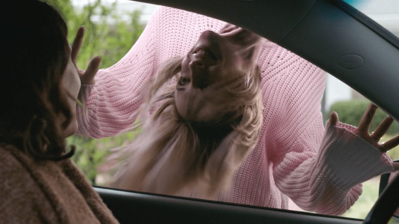 Holly's face upside down Smile