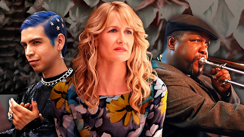 Julio Torres as Andrés Valdez on Los Espookys, Laura Dern as Amy Jellicoe on Enlightened, and Wendell Pierce as Antoine Batiste on Treme
