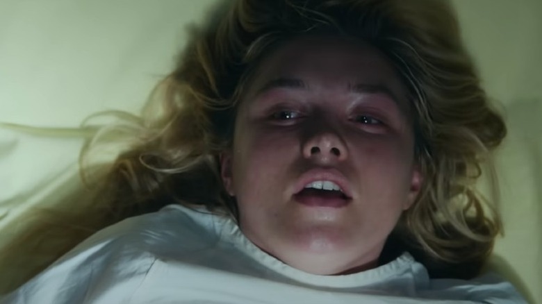 Florence Pugh hospital bed