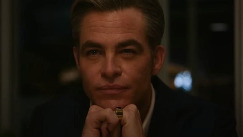 Chris Pine dinner scene