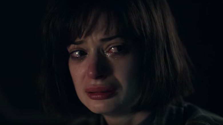 Ruth Codd crying in The Midnight Club