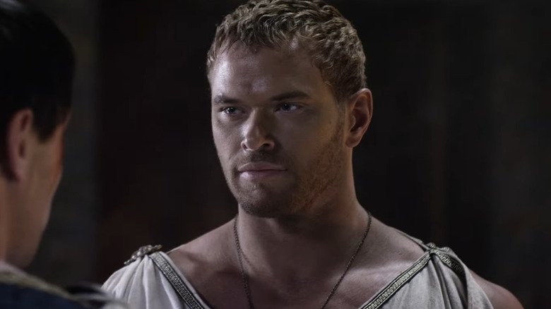Kellan Lutz, as Hercules, talking in the Legend of Hercules