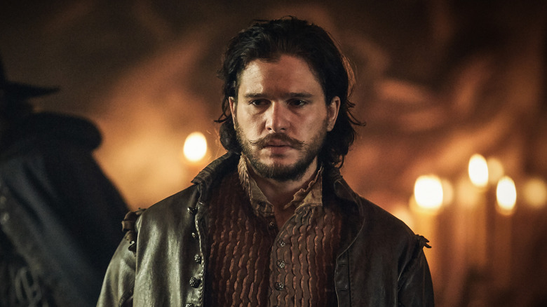 Kit Harington as Robert Catesby looking serious on Gunpowder
