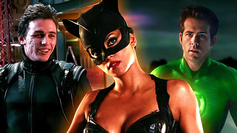 James Franco's Spider-Man 3 suit, Halle Berry as Catwoman, and Ryan Reynolds as Green Lantern