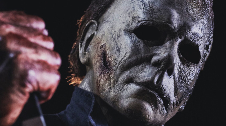 Michael Myers with knife 