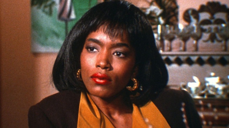 Reva Devereaux wearing red lipstick