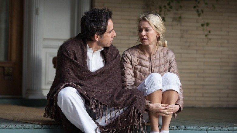 Ben Stiller sitting with Naomi Watts