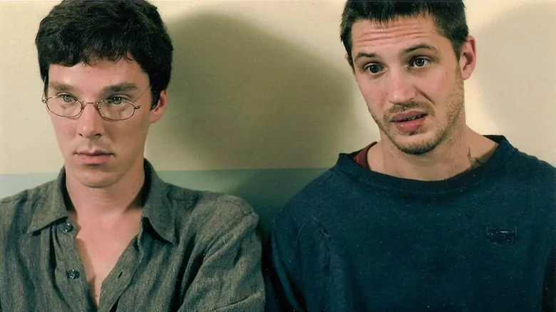 Alexander Masters and Stuart Shorter standing against a wall