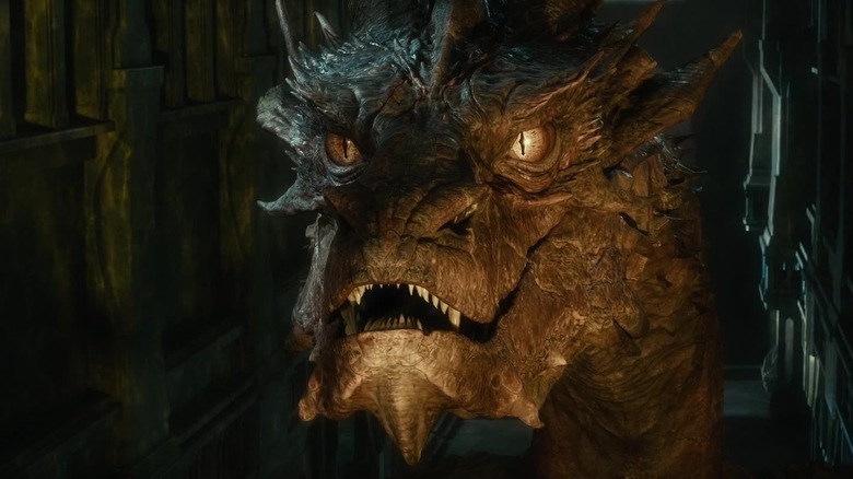 Smaug in a cave