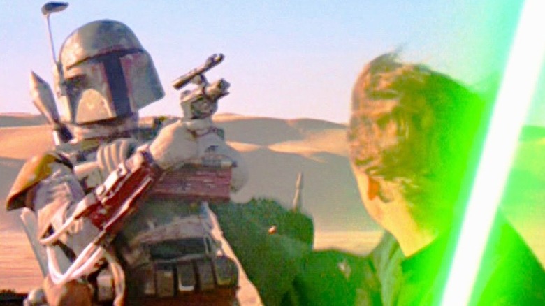 Luke Skywalker versus Boba Fett
