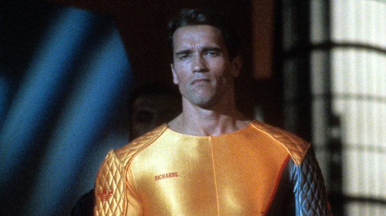 Arnold Schwarzenegger as Ben in The Running Man from 1987