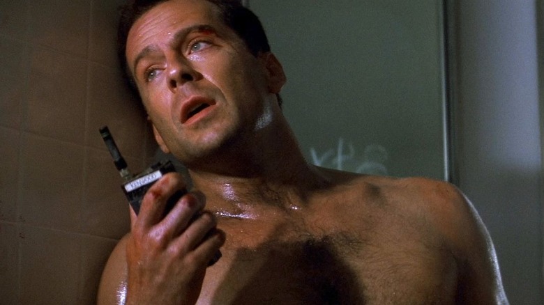 Bruce Willis as John McClane in "Die Hard"
