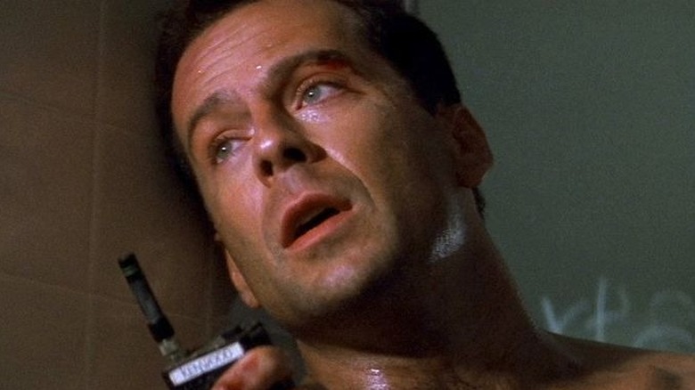 Bruce Willis as John McClane in "Die Hard"