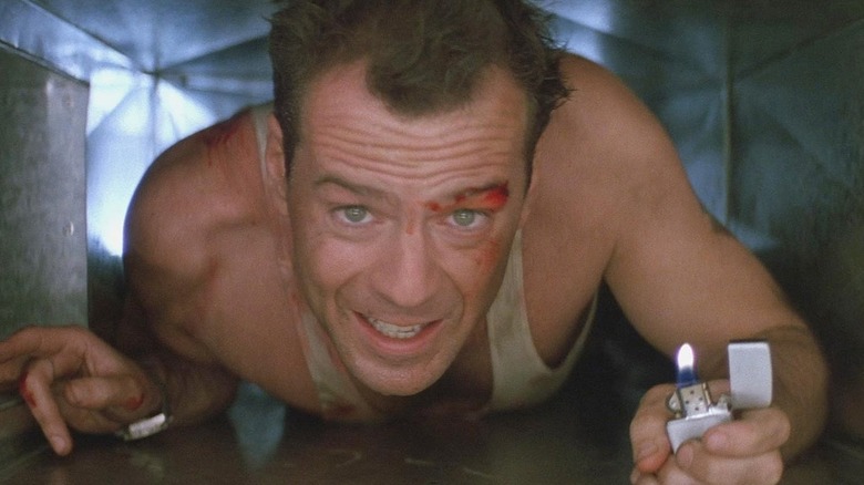 Bruce Willis in "Die hard"
