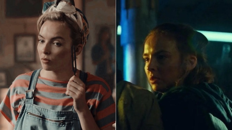 Villanelle in Killing Eve (2018) next to Rey's mother in Star Wars: The Rise of Skywalker (2019)
