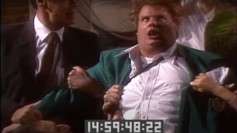 Farley being restrained
