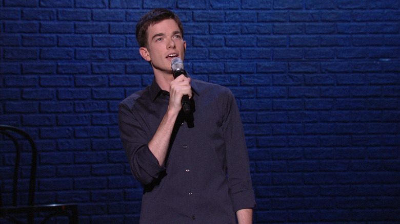 John Mulaney performing stand-up on Comedy Central Presents