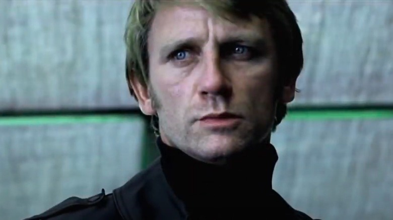 Daniel Craig in Munich looking sad
